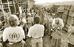 Refugiados ruandeses en Burundi. 1994.