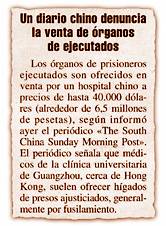Un diario chino denuncia la venta de �rganos de ejecutados.