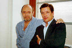 Andrés Aberasturi con Miguel Fernández