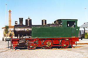 Locomotora Ht nº120, construida por Hulleras de Turón en 1931, de diseño y construcción enteramente asturianos.