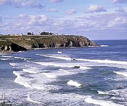 Vista parcial de la costa coaesa
