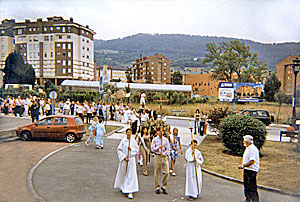 Procesión de San Juan Bautista en La Corredoria