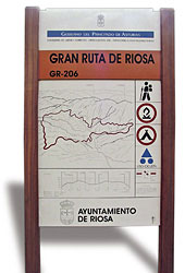Cartel del inicio del Caley�n de Do�axuande