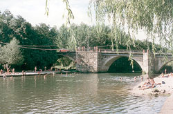 Cacabelos, playa fluvial