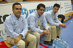 A la izquierda, en primer término, Juan Carlos Pastor