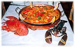 Bogavante con arroz
