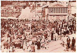 Feria de A Ramallosa en 1936