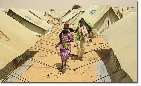 Campamento en Chad. ACNUR/ Chad_H.Caux