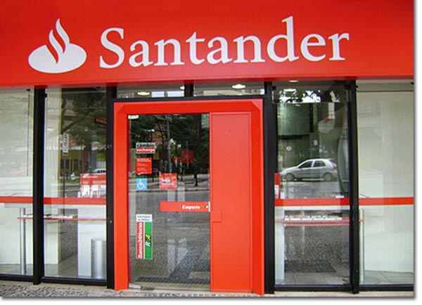 Sucursal Banco de Santander. Fachada.