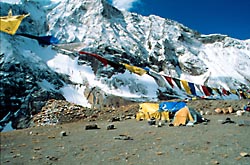 Campamento base en el Annapurna