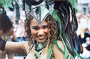 Desfile del Da de Amrica en Asturias en San Mateo del pasado ao